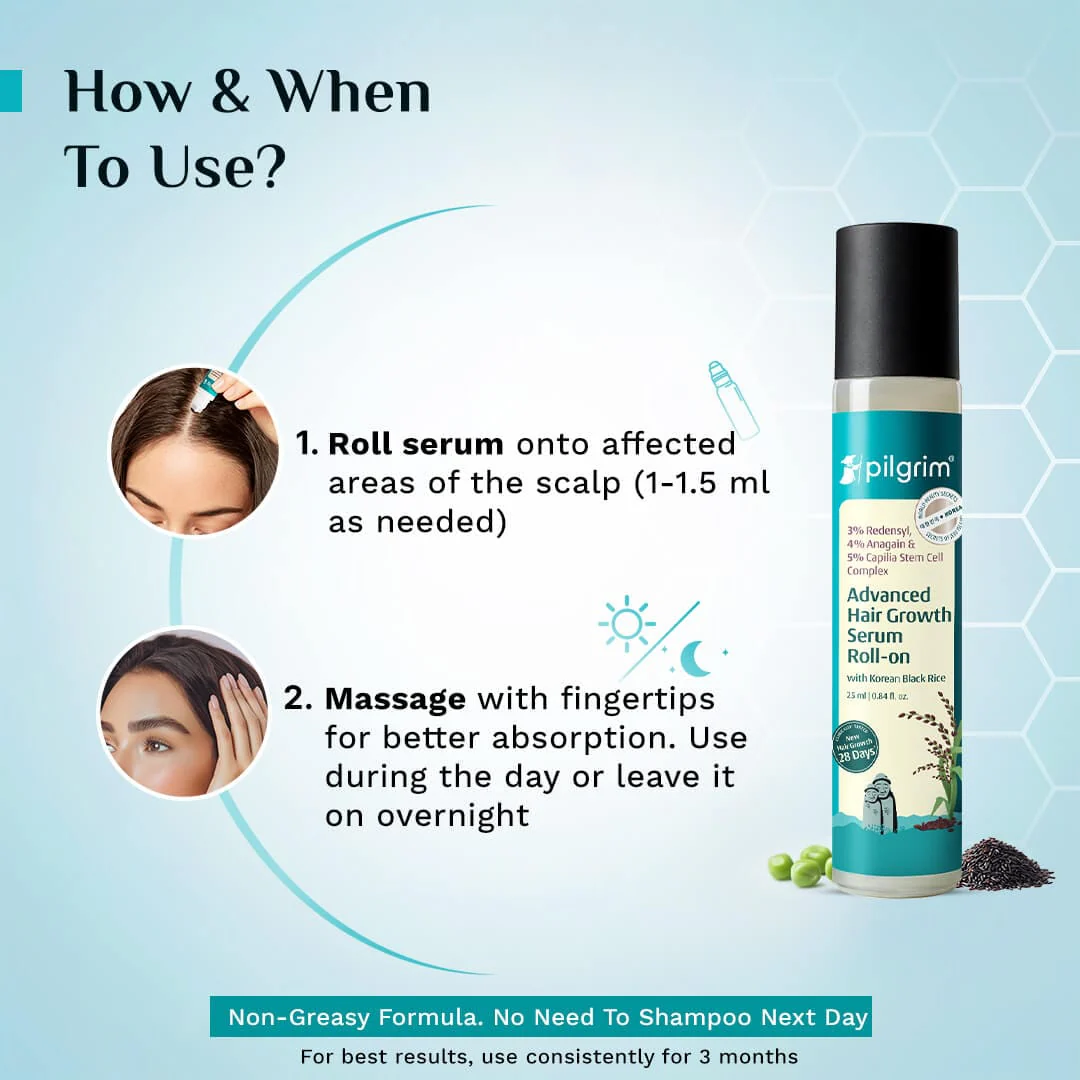 3% Redensyl, 4% Anagain & 5% Capilia Stem Cell Complex Advanced Hair Growth Serum - Image 32